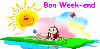 bon week-end arc en ciel